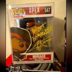 Apex mirage autograph funko pop